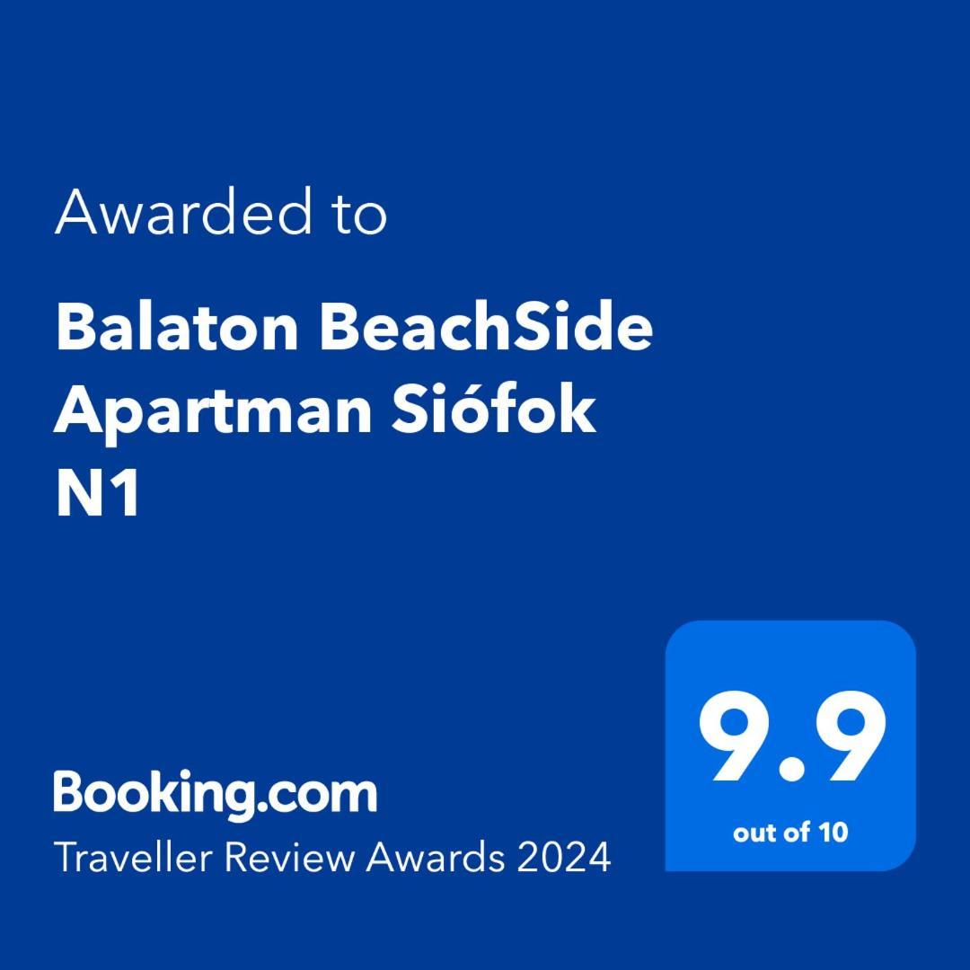 Balaton Beachside Apartman Siofok N1 Exteriér fotografie